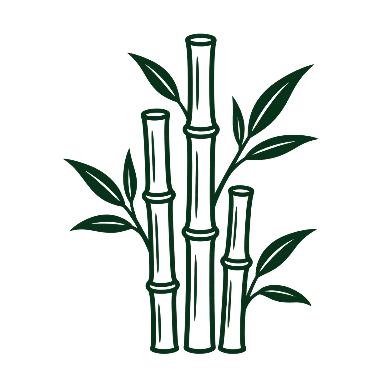 Fast growing bamboo icon